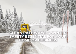 winter pathway cleaning with above all pressure cleaning company in long island new york